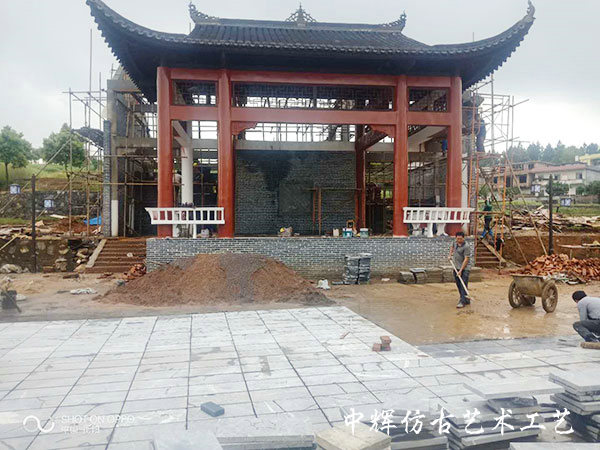 古戲臺(tái)搭建