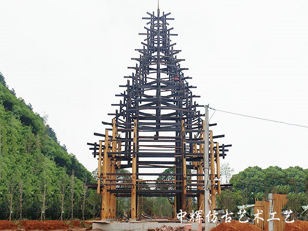 湖南中輝仿古藝術工藝有限責任公司,湖南仿古建筑修建,建筑彩繪,文物修繕